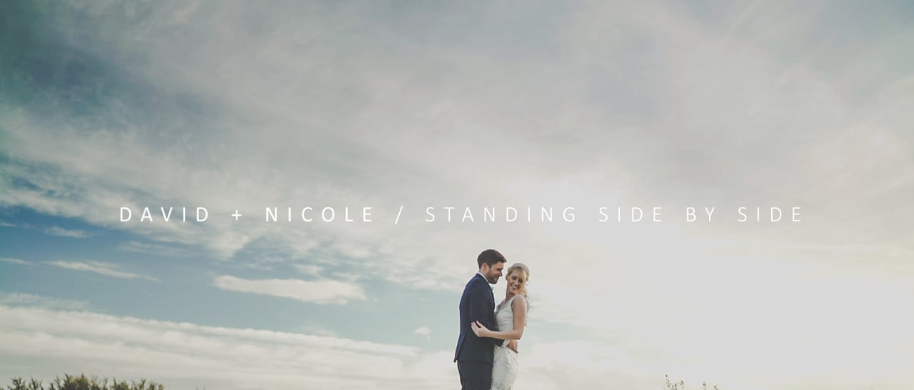 david + nicole / standing side by side